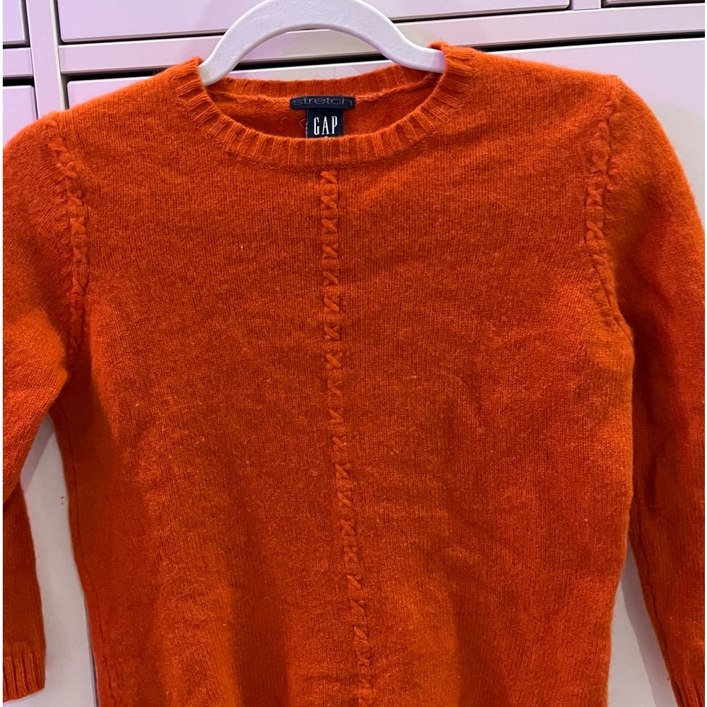 Circa 2000 Vintage Burnt Orange Gap Sweater (small)